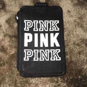 Pink id holder